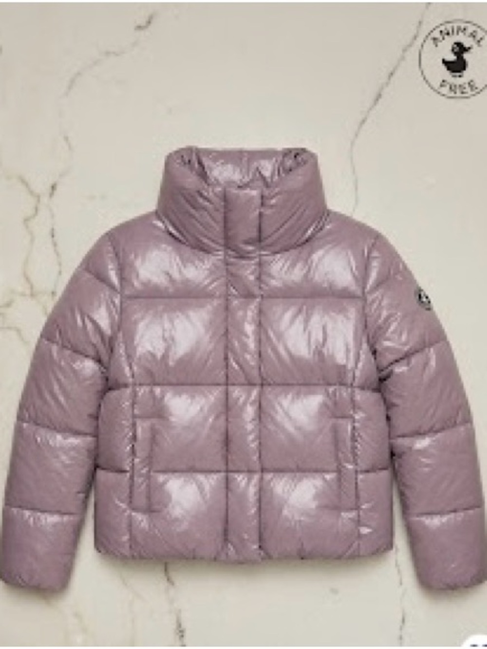 Save the Duck Quilted Puffer Jacket - Lavender